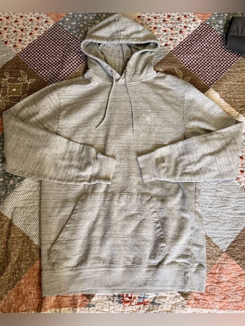 Volcom Men's Gray Hooded Pullover Sweatshirt Hoodie size XL